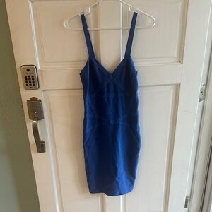bebe Blue Mini Dress
